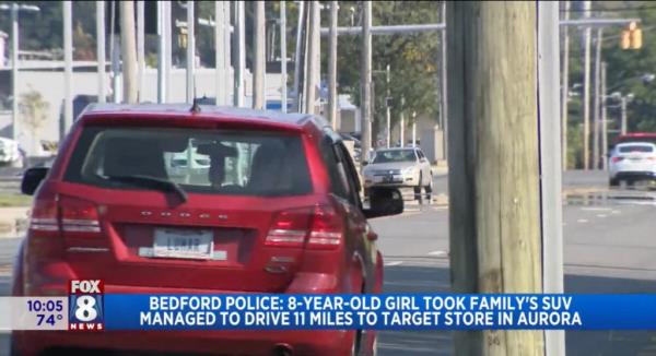 Ohio youngster steals parents' SUV to go to Target.