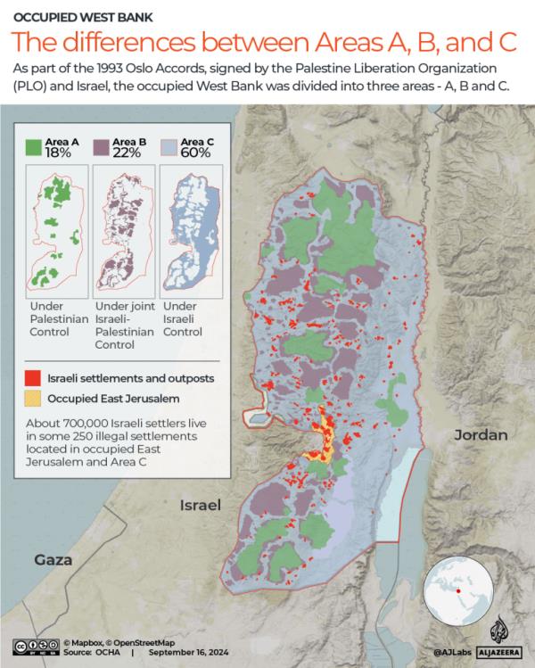 INTERACTIVE - Occupied West Bank - Area A B C - 5 - Palestine-1726465625